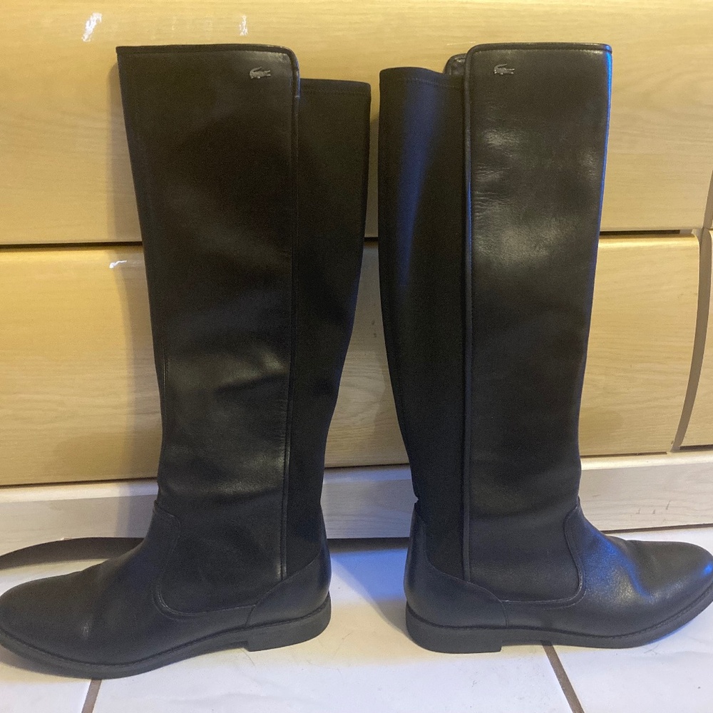 Lacoste - Rosemont Boots in Black - Women's Size 8